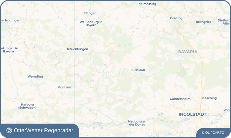 Wetter-Widget-Vorschau mit Vorhersagedaten für Eberswang
