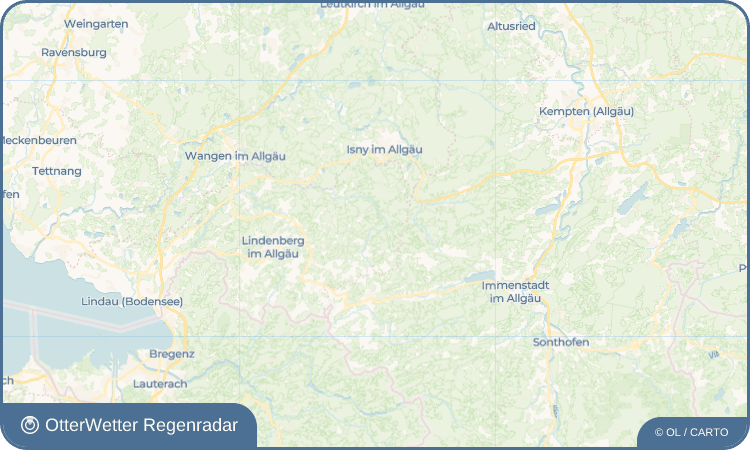 OtterWetter Regenradar-Widget Ebratshofen