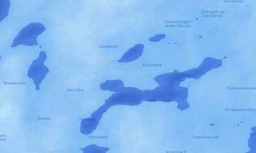 Regenradar Vorschaubild - Aktuelle Niederschläge in Echlishausen und Umgebung