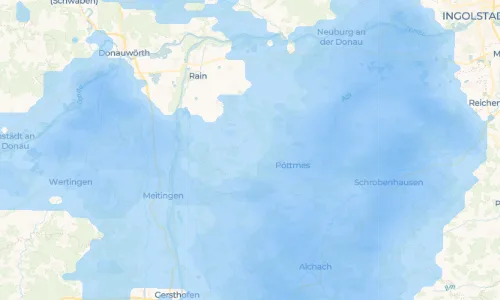 Regenradar Echsheim: aktuelle Niederschläge in Echsheim und Umgebung, Stand 20. Oktober 2026 um 10:00 Uhr