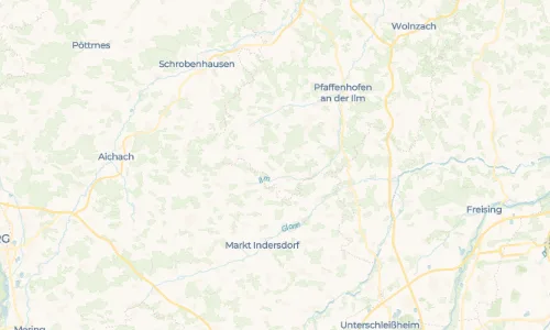 Regenradar Eck: aktuelle Niederschläge in Eck und Umgebung, Stand 22. Oktober 2026 um 18:20 Uhr