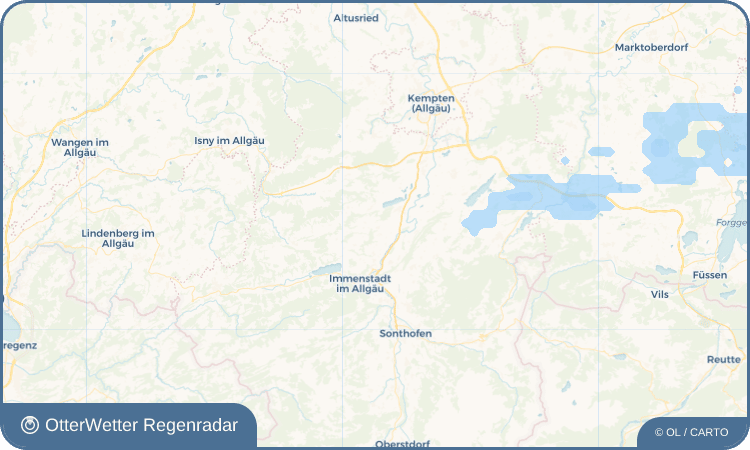 Wetter-Widget-Vorschau mit Vorhersagedaten für Eckarts
