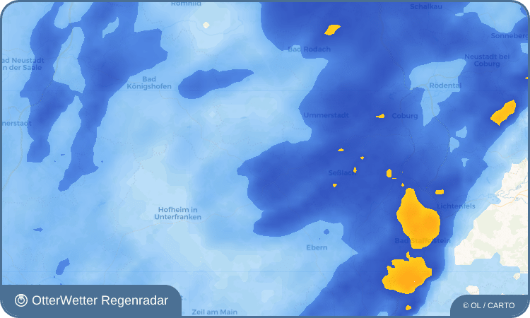 Wetter-Widget-Vorschau mit Vorhersagedaten für Eckartshausen