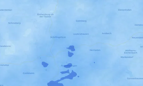 Regenradar Vorschaubild - Aktuelle Niederschläge in Eckartsweiler und Umgebung