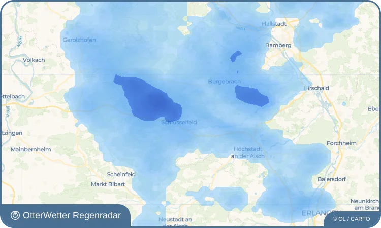 Wetter-Widget-Vorschau mit Vorhersagedaten für Eckersbach