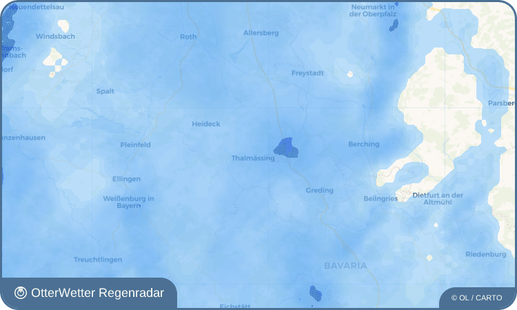 Wetter-Widget-Vorschau mit Vorhersagedaten für Eckmannshofen