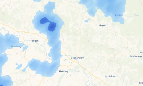 Regenradar Vorschaubild - Aktuelle Niederschläge in Edenstetten und Umgebung