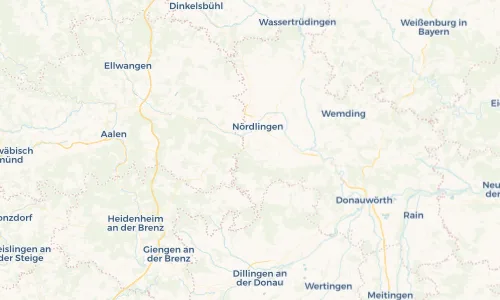 Regenradar Vorschaubild - Aktuelle Niederschläge in Ederheim und Umgebung