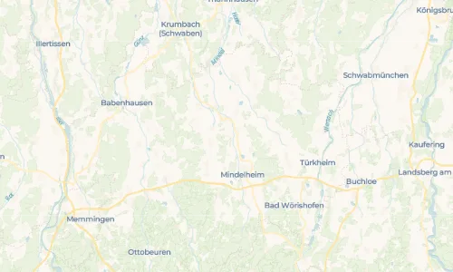 Regenradar Vorschaubild - Aktuelle Niederschläge in Egelhofen und Umgebung