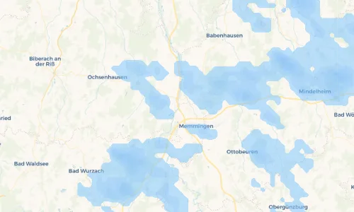 Regenradar Vorschaubild - Aktuelle Niederschläge in Egelsee und Umgebung