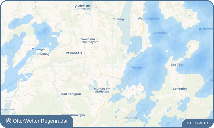 Widget-Vorschau für Egenried Wetter-Widget-Vorschau mit Vorhersagedaten für Egenried