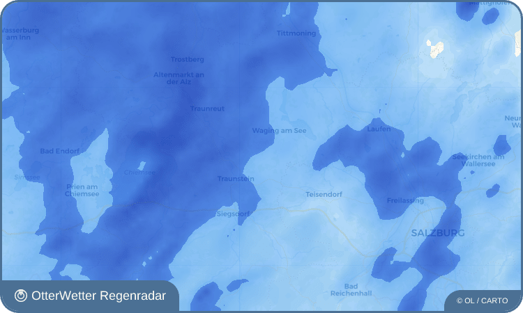 Wetter-Widget-Vorschau mit Vorhersagedaten für Egerdach