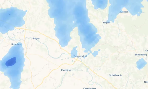 Regenradar Vorschaubild - Aktuelle Niederschläge in Egg und Umgebung