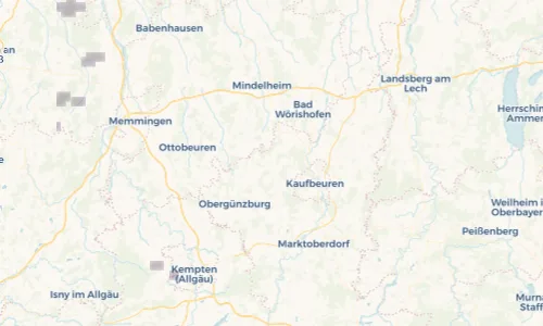 Regenradar Vorschaubild - Aktuelle Niederschläge in Eggenthal und Umgebung