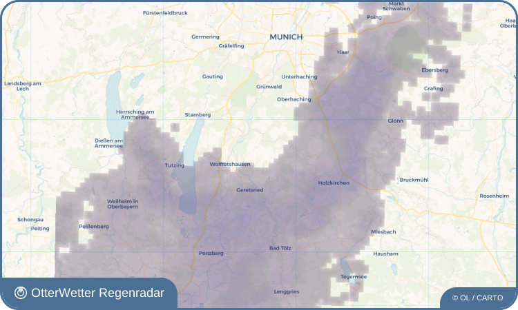 Wetter-Widget-Vorschau mit Vorhersagedaten für Egling