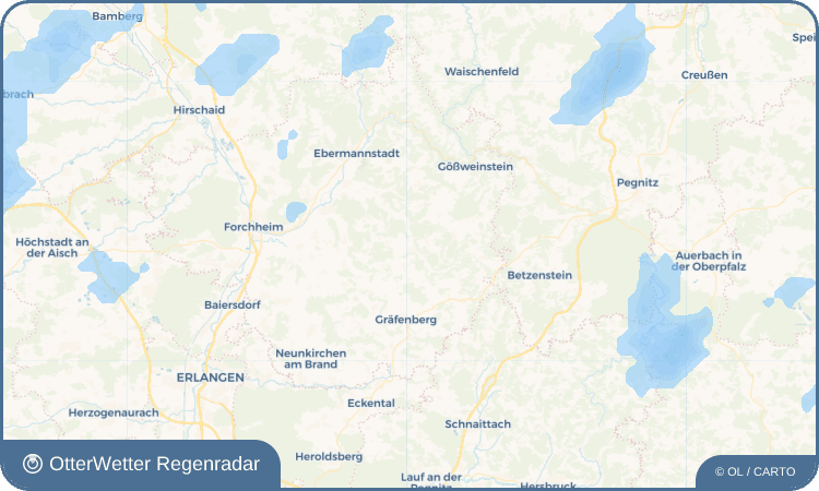 Widget-Vorschau für Egloffstein Wetter-Widget-Vorschau mit Vorhersagedaten für Egloffstein