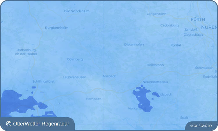 OtterWetter Regenradar-Widget Egloffswinden