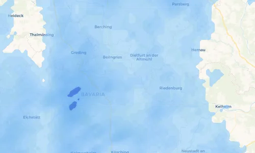 Regenradar Vorschaubild - Aktuelle Niederschläge in Eglofsdorf und Umgebung