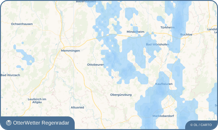 OtterWetter Regenradar-Widget Eheim