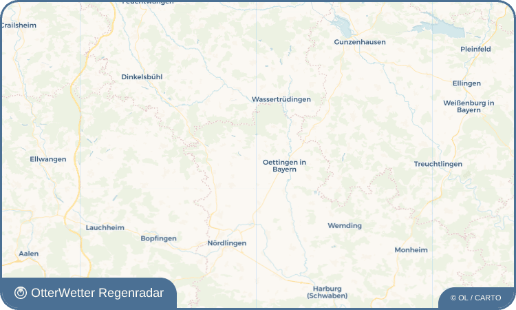 OtterWetter Regenradar-Widget Ehingen am Ries