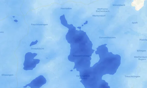 Regenradar Vorschaubild - Aktuelle Niederschläge in Ehingen und Umgebung
