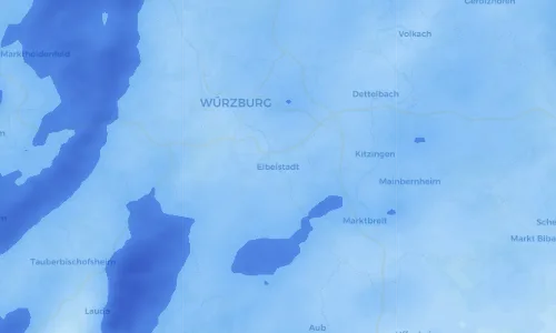 Regenradar Vorschaubild - Aktuelle Niederschläge in Eibelstadt und Umgebung