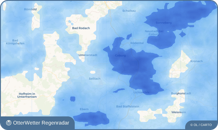 Widget-Vorschau für Eicha Wetter-Widget-Vorschau mit Vorhersagedaten für Eicha