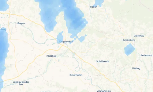 Regenradar Vorschaubild - Aktuelle Niederschläge in Eichberg und Umgebung