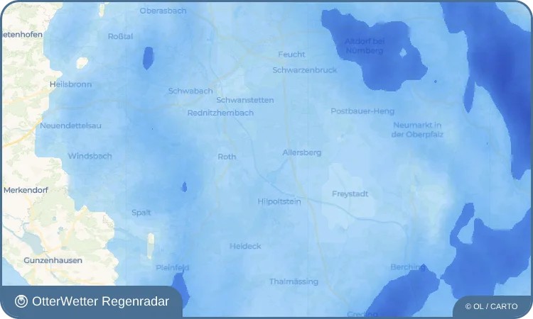 Widget-Vorschau für Eichelburg Wetter-Widget-Vorschau mit Vorhersagedaten für Eichelburg