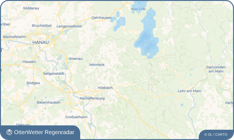 OtterWetter Regenradar-Widget Eichenberg