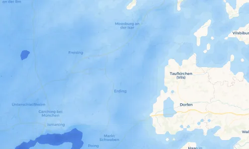 Regenradar Vorschaubild - Aktuelle Niederschläge in Eichenkofen und Umgebung