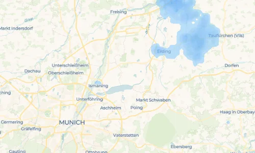 Regenradar Vorschaubild - Aktuelle Niederschläge in Eicherloh und Umgebung