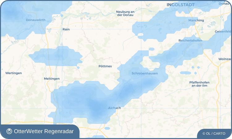 Wetter-Widget-Vorschau mit Vorhersagedaten für Eiselsried