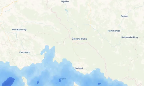 Regenradar Vorschaubild - Aktuelle Niederschläge in Eisensteinermühle und Umgebung