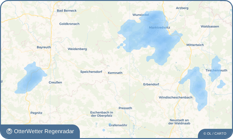 OtterWetter Regenradar-Widget Eisersdorf