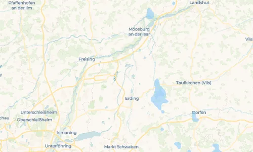 Regenradar-Vorschau: aktuelle Niederschläge in Eitting und Umgebung