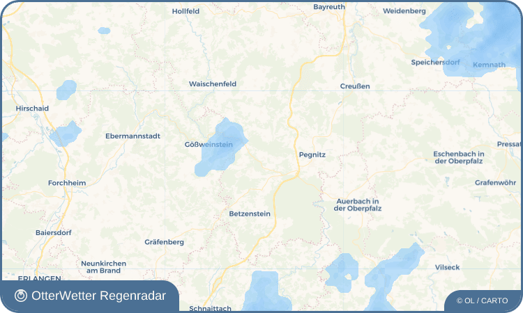 OtterWetter Regenradar-Widget Elbersberg