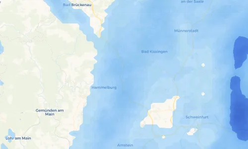 Regenradar Vorschaubild - Aktuelle Niederschläge in Elfershausen und Umgebung
