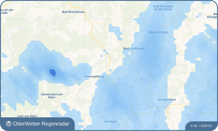 OtterWetter Regenradar-Widget Elfershausen