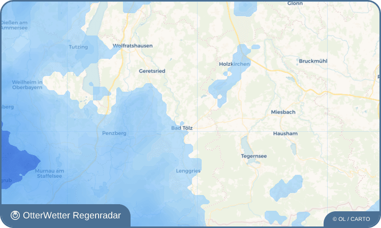 Wetter-Widget-Vorschau mit Vorhersagedaten für Ellbach