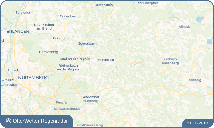 OtterWetter Regenradar-Widget Ellenbach