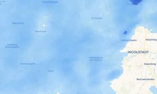 Regenradar Vorschaubild - Aktuelle Niederschläge in Ellenbrunn und Umgebung