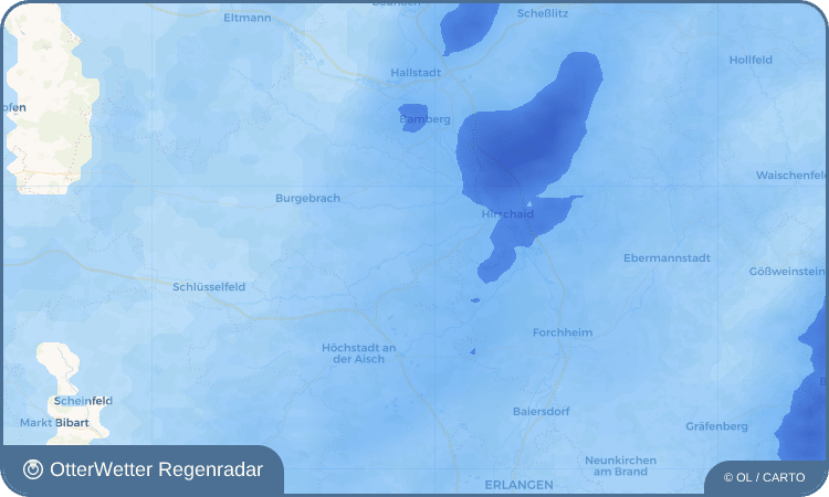 OtterWetter Regenradar-Widget Ellersdorf