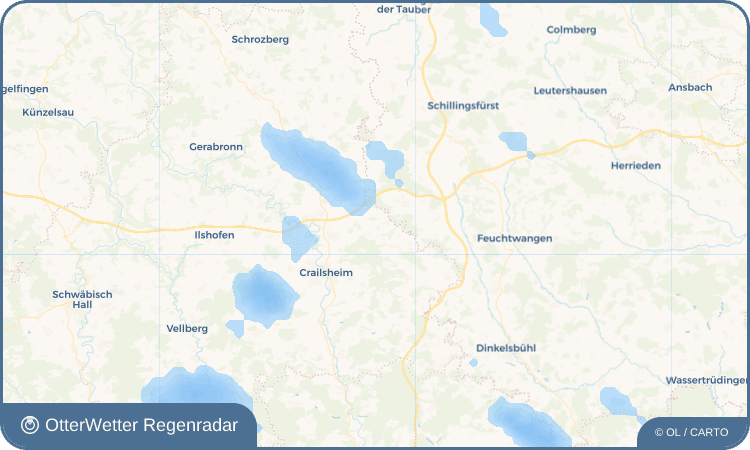 OtterWetter Regenradar-Widget Ellrichshausen