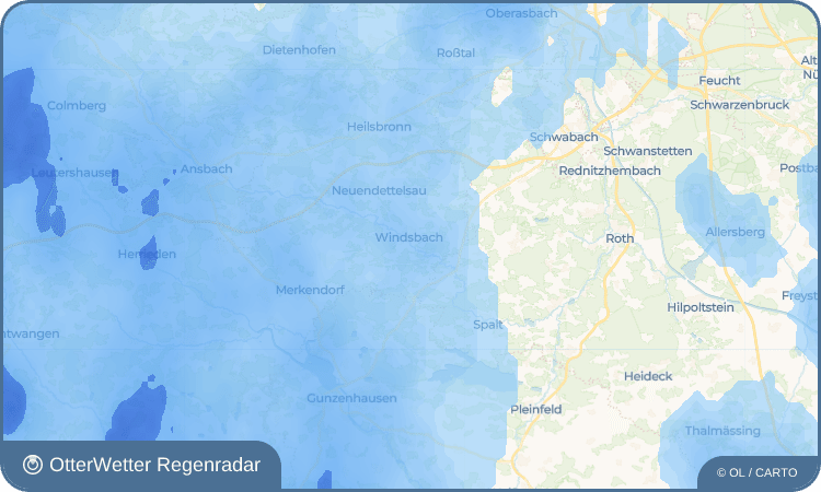 Widget-Vorschau für Elpersdorf bei Windsbach Wetter-Widget-Vorschau mit Vorhersagedaten für Elpersdorf bei Windsbach