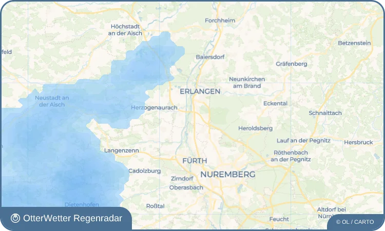 Widget-Vorschau für Eltersdorf Wetter-Widget-Vorschau mit Vorhersagedaten für Eltersdorf
