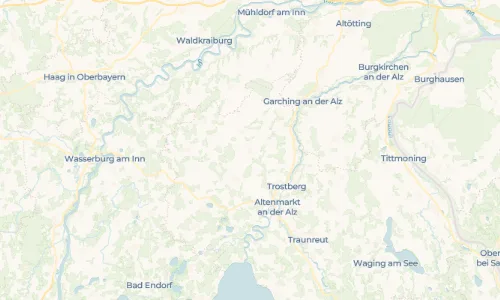 Regenradar Vorschaubild - Aktuelle Niederschläge in Emertsham und Umgebung