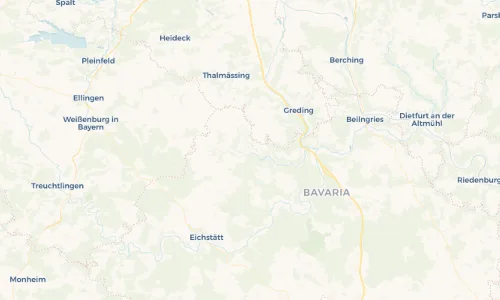 Regenradar Vorschaubild - Aktuelle Niederschläge in Emsing und Umgebung