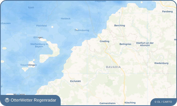 OtterWetter Regenradar-Widget Emsing