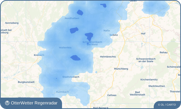 OtterWetter Regenradar-Widget Enchenreuth